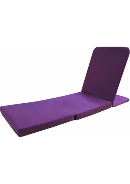 Çift Minderli Meditasyon Sandalyesi - Çift Minderli Back Jack - Mor