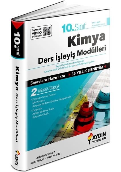 Aydın Yayınları 10. Sınıf Kimya Ders İşleyiş Modülleri