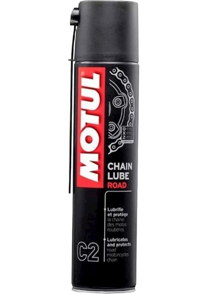 C2 Motosiklet Zincir Yağı Sprey 400 ml - Road