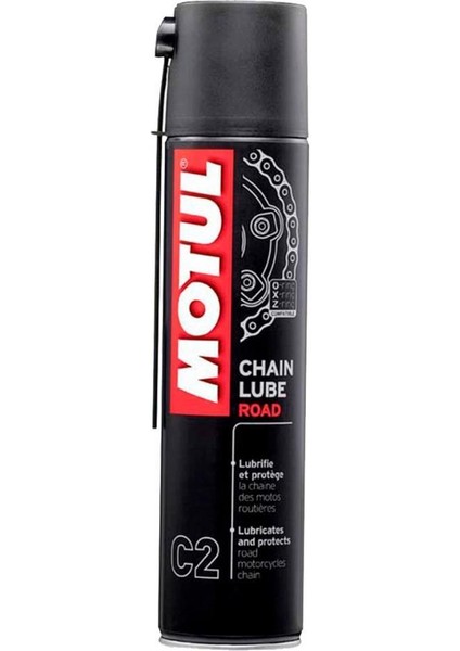 C2 Motosiklet Zincir Yağı Sprey 400 ml - Road modelleri