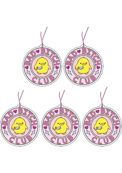 5'li Set Bad Bitch Özel Tasarım Oto Kokusu