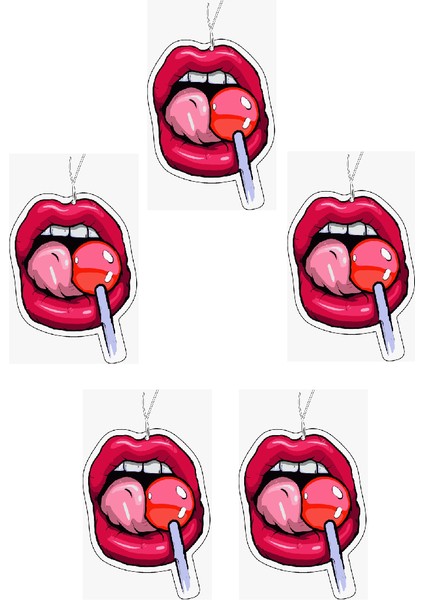 5'li Set Lolipop Araç Kokusu