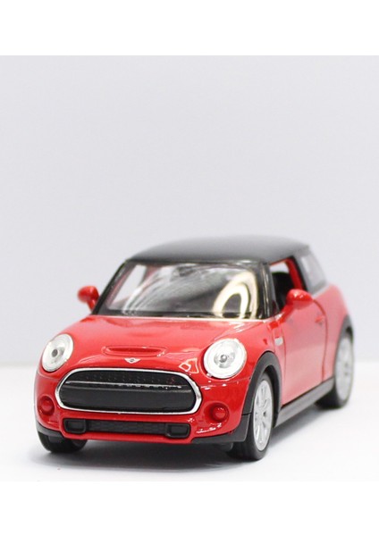 Kırmızı Yeni Mini Cooper Çek Bırak Metal Oyuncak Araba 11CM fiyatları