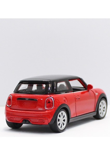 Kırmızı Yeni Mini Cooper Çek Bırak Metal Oyuncak Araba 11CM fırsatları