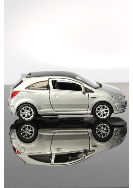 Opel Corsa Opc Gri Çek Bırak Metal Model Oyuncak Araba 11 cm modelleri