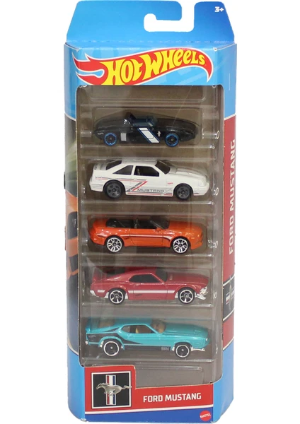 Hot Wheels 5'li Araçlar Ford Mustang