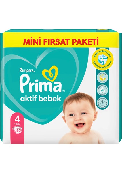 Aktif Bebek Standart Paket 4 Beden 30lu