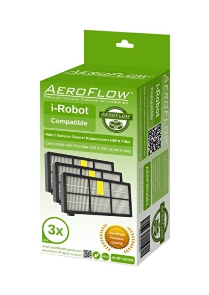 Orijinal I-Robot Roomba 800/900 Serisi Filtre 3'lü Paket