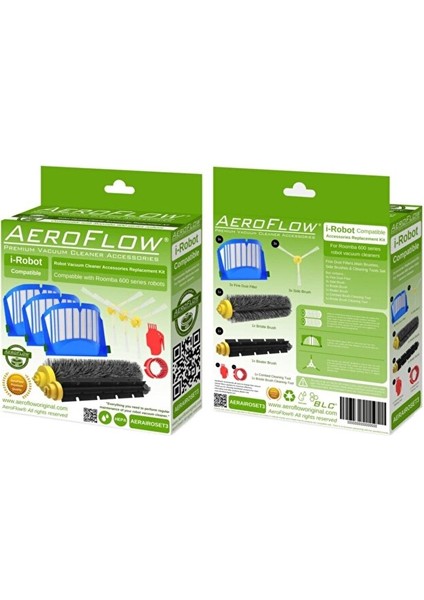L I-Robot Roomba 605/610/620/630/650/660/680 Seri modelleri