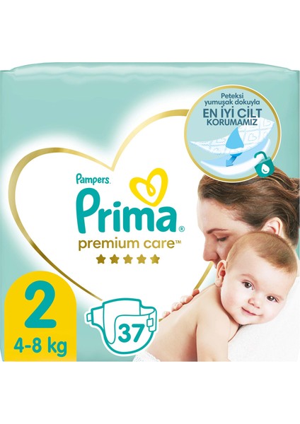 Bebek Bezi Premium Care 2 Beden 37 Adet Mini Ekonomi Paketi