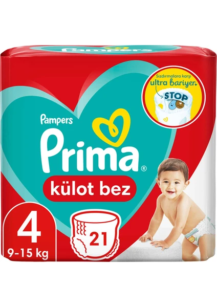 Külot Bebek Bezi 4 Beden 21 Adet Maxi Tekli Paket