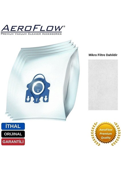 Miele C1 Ecoline Classic Süpürge Uyumlu Toz Torbası (Dörtlü Paket) fiyatları