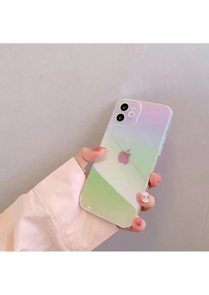 Iphone 14 Pro Gökkuşağı Rainbow Kapak