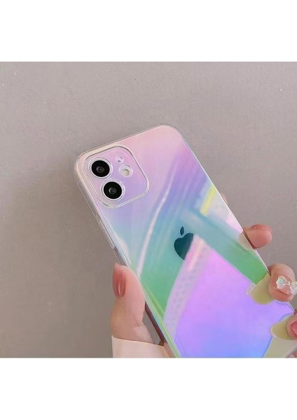 Iphone 14 Pro Gökkuşağı Rainbow Kapak