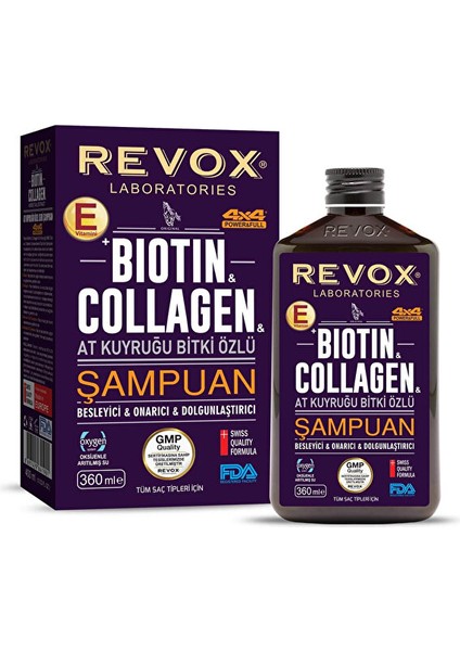 Biotin Collagen At Kuyruğu Bitki Özlü Şampuan