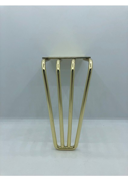 Metal, 4 Mil 15 cm Gold Baza,koltuk, Mobilya Ayağı (4 Adet)