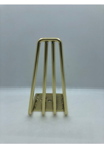 Metal, 4 Mil 15 cm Gold Baza,koltuk, Mobilya Ayağı (4 Adet)