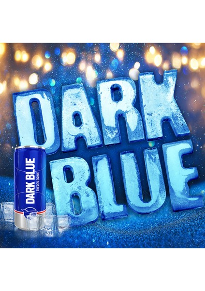 Dark Blue Enerji İçeceği, 250 ml (24'lü Paket, 24 adet x 250 ml)