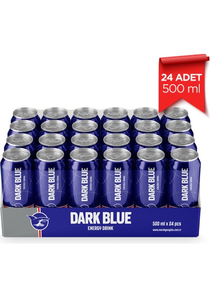 Dark Blue Enerji İçeceği, 500 ml (24'lü Paket, 24 adet x 500 ml)