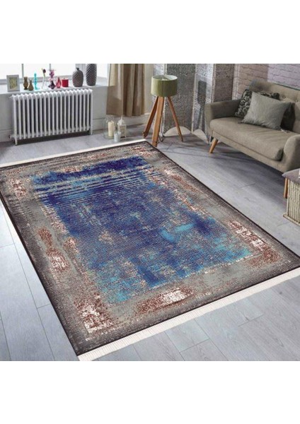 Pvc Taban Makinede Yıkanabilir Dekaratif Salon Mutfak Yatak Odası Halısı CK-501
