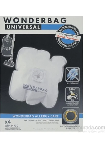 Wonderbag Allergy Care Toz Torbası (Orinal)