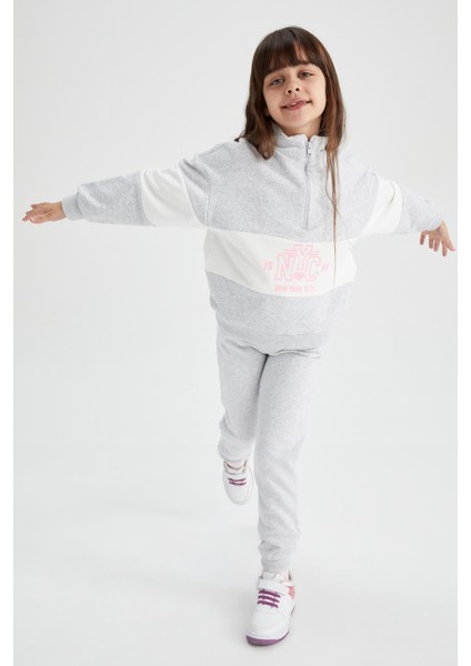 Kız Çocuk Gri Jogger Standart Fit Okul Eşofman Altı Y1078A622AU modelleri