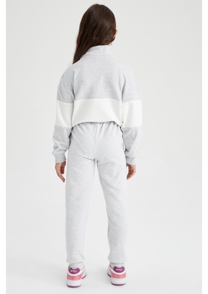 Kız Çocuk Gri Jogger Standart Fit Okul Eşofman Altı Y1078A622AU indirimleri