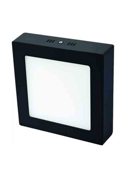 18 Watt Siyah Kasa Beyaz Işık Sıva Üstü Kare LED Panel CT-5236
