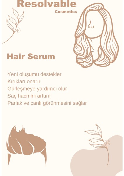 Saç Serumu( Hızlı Uzayan SaçlarParlak Bir Görünüm Için Bakım Ürünü)30ml