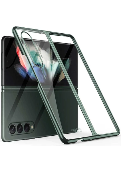 Samsung Galaxy Z Fold 3 Kılıf Şeffaf Kıpta Kapak