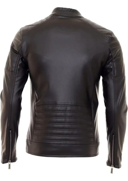 Erkek Siyah Deri Ceket fırsatları