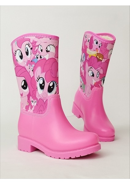 My Little Ponny Baskılı Pembe Su Geçirmeyen Kız Çocuk Yağmur Çizmesi fiyatları