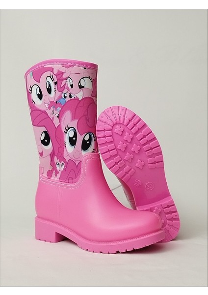 My Little Ponny Baskılı Pembe Su Geçirmeyen Kız Çocuk Yağmur Çizmesi fırsatları