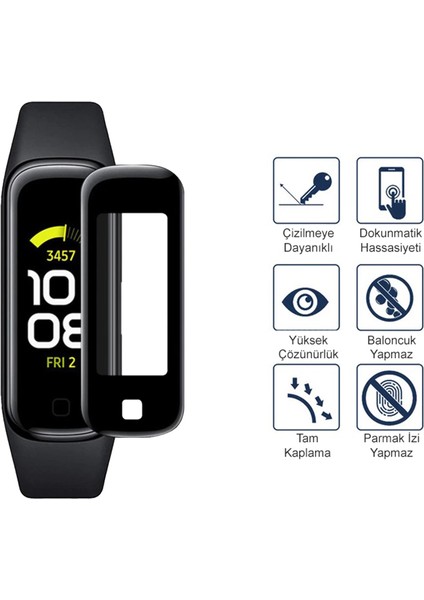 Samsung Fit 2 Ekran Koruyucu 3D Kavisli Full Kaplama Pmma fiyatları