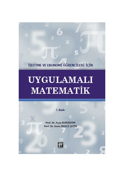 Işletme ve Ekonomi Öğrencileri Için Uygulamalı Matematik