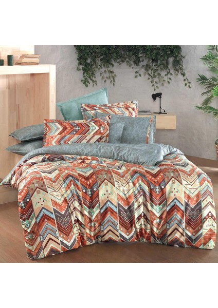 Izla V1 Fancy Poplin Nevresim Takımı Çift Kişilik