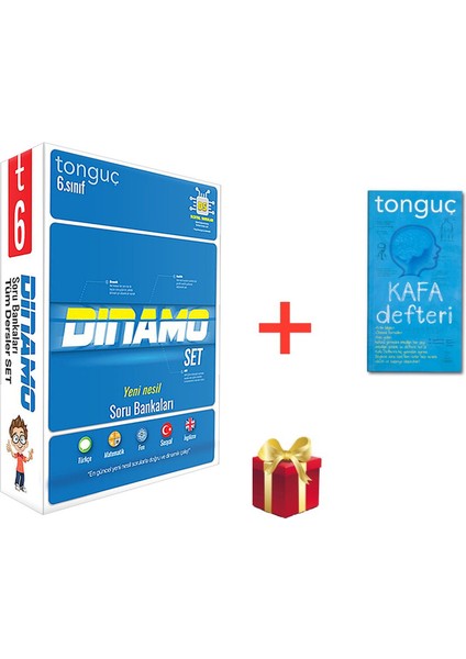Tonguç Yayınları 6. Sınıf Tüm Dersler Dinamo Soru Bankası Seti -(Kafa Defteri)