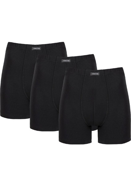 Bambu Erkek Şort Siyah 3'lü Paket
