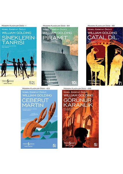 Sineklerin Tanrısı - Piramit - Çatal Dil - Görünür Karanlık -Ceberut Martin - William Golding