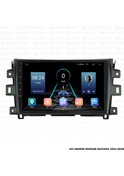 Nissan Navara Android Carplay Multimedya Navigasyon Ekran Teyp 8GB+128GB