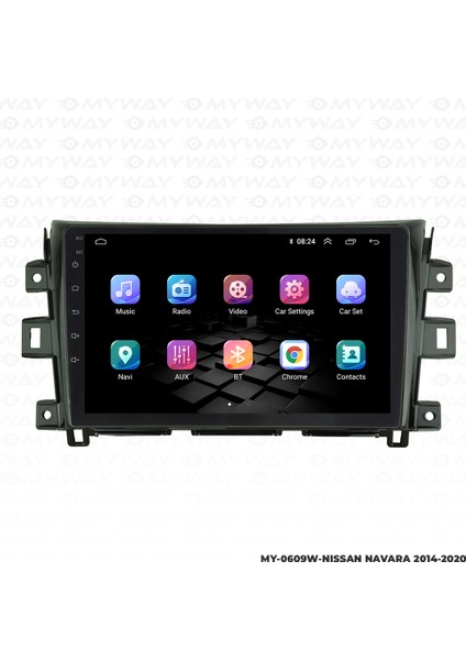 Nissan Navara Android Carplay Multimedya Navigasyon Ekran Teyp 8GB+128GB fiyatları