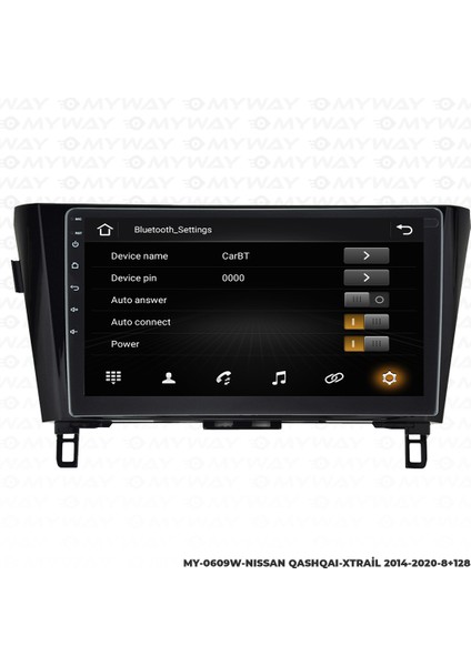 Nissan Qashqai Android Carplay Multimedya Navigasyon Ekran Teyp 8GB+128GB fiyatları