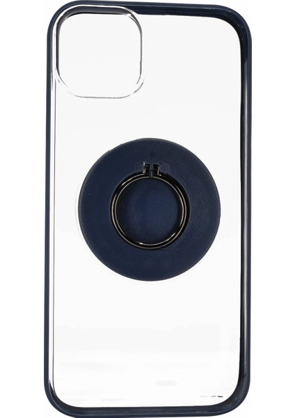 Apple iPhone 14 Plus Uyumlu Halkalı Lüx Magsafe Arka Koruma