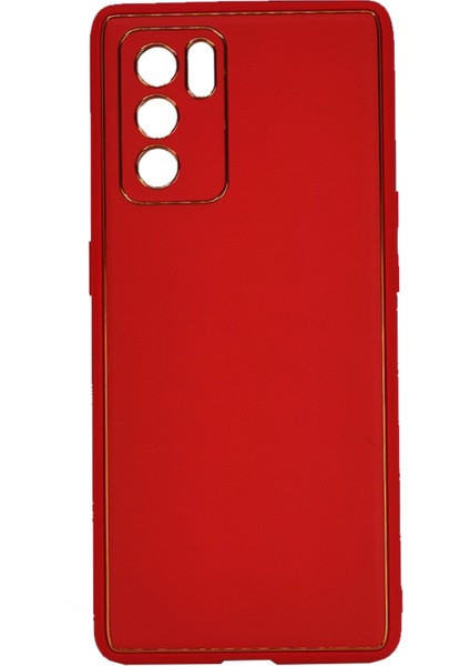 Oppo Reno 6 Pro Uyumlu Coco Leather Seri Arka Koruma