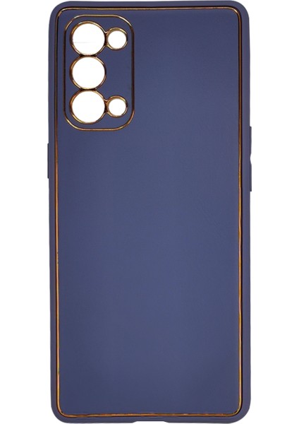 Oppo Reno 5 Pro Uyumlu Coco Leather Seri Arka Koruma