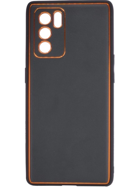 Oppo Reno 6 Pro Uyumlu Coco Leather Seri Arka Koruma