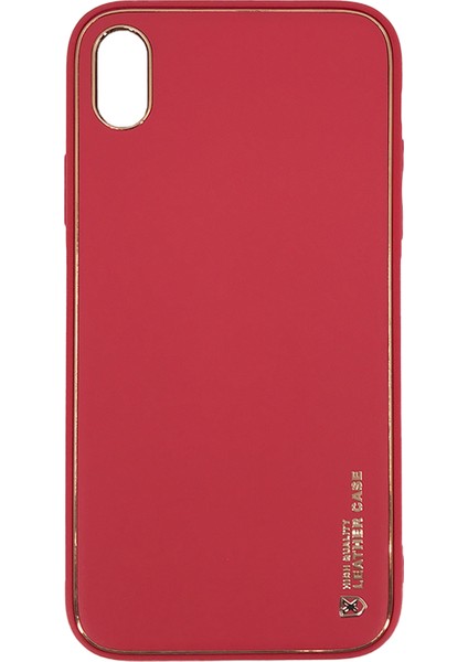 Apple iPhone Xr Uyumlu Coco Leather Seri Arka Koruma