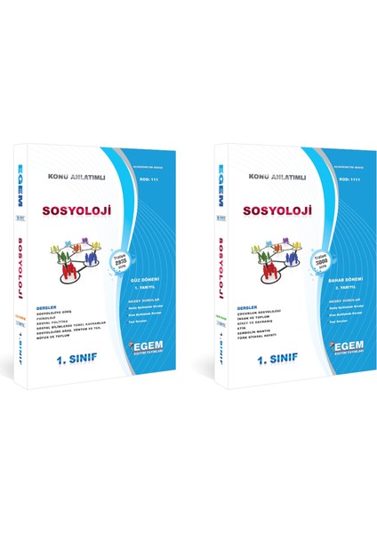 Açık Öğretim (AÖF) Sosyoloji Güz ve Bahar Dönemi 1. Sınıf Konu Anlatımlı Soru