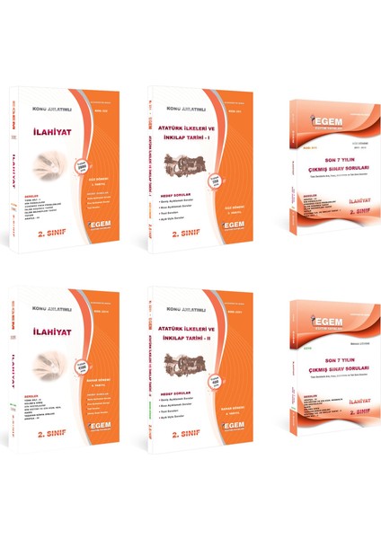Açık Öğretim (AÖF) İlahiyat 2. Sınıf Güz ve Bahar Dönemleri Konu Soru ve Çıkmış Tüm Set