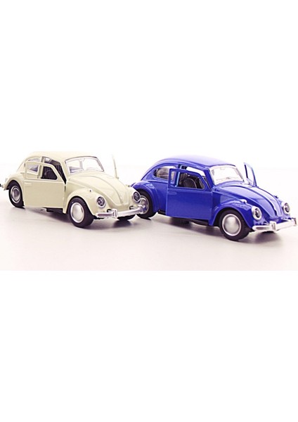 4 Adet Metal Vosvos Araba Dıe Cast Büyük Boy 12CM Nostalji Set